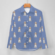 Load image into Gallery viewer, Watercolor White Orange Cocker Spaniels Women&#39;s Shirt-Apparel-Apparel, Cocker Spaniel, Dog Mom Gifts, Shirt-25