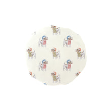 Load image into Gallery viewer, Watercolor White Red Rough Coat Russell Terriers Christmas Elastic Reusable Shower Caps-Accessories-Accessories, Christmas, Dog Mom Gifts, Jack Russell Terrier-Ivory4-ONE SIZE-1