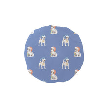 Load image into Gallery viewer, Watercolor White Red Russell Terrier Christmas Elastic Reusable Shower Caps-Accessories-Accessories, Christmas, Dog Mom Gifts, Jack Russell Terrier-CornflowerBlue-ONE SIZE-8