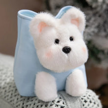 Load image into Gallery viewer, Wearable Westie in a Travel Bag Stuffed Animal Plush Toy-15