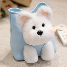 Load image into Gallery viewer, Wearable Westie in a Travel Bag Stuffed Animal Plush Toy-West Highland-18cm-1