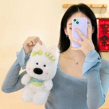 Load image into Gallery viewer, West Highland Terrier Plush Toys - Floral Bow Westie With Bib-6