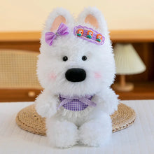 Load image into Gallery viewer, West Highland Terrier Plush Toys - Floral Bow Westie With Bib-Purple-30cm-15