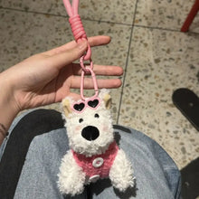 Load image into Gallery viewer, West Highland Terrier Stuffed Animal Plush Keychain-E-9