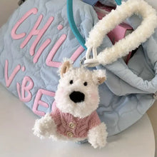 Load image into Gallery viewer, West Highland Terrier Stuffed Animal Plush Keychain-H-6