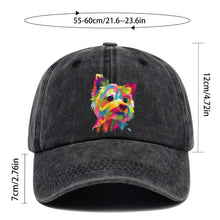 Load image into Gallery viewer, Westie Baseball Cap - Colorful Westie Love-3