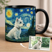 Load image into Gallery viewer, Personalized Starry Night Artwork West Highland White Terrier Coffee Mug-Mug-West Highland White Terrier,Dog Dad Gifts,Dog Memorial Gifts,Dog Mom Gifts,Mugs,Personalize Artwork-10