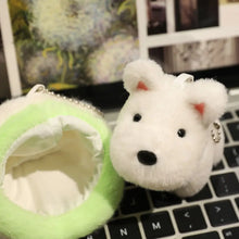 Load image into Gallery viewer, Westie in an Egg Shell Plush Toy Keychain-Stuffed Animals-Dog Memorial Gifts,Stuffed Animal,West Highland Terrier-3