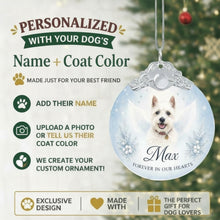 Load image into Gallery viewer, Westie Ornament - Angel Dog Memorial Design - Personalized with Photo and Name-Christmas Ornament-Christmas,Christmas Ornament,Personalize Artwork,West Highland Terrier-2