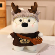 Load image into Gallery viewer, Westie Plush Toy - All Dressed Up West Highland Terriers-Hair band brown-30cm-19