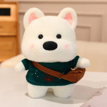 Load image into Gallery viewer, Westie Plush Toy - All Dressed Up West Highland Terriers-Sweater green-30cm-13
