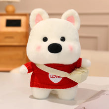 Load image into Gallery viewer, Westie Plush Toy - All Dressed Up West Highland Terriers-Sweater red-30cm-17