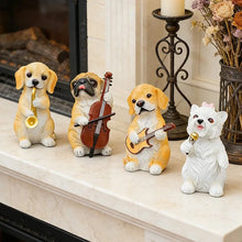Load image into Gallery viewer, Westie Statue - Westie on Vocals - Musical Shelf Jazz Quartet-4