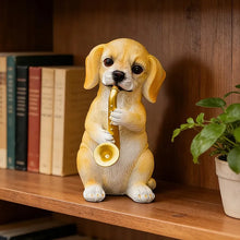 Load image into Gallery viewer, Westie Statue - Westie on Vocals - Musical Shelf Jazz Quartet-6