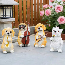 Load image into Gallery viewer, Westie Statue - Westie on Vocals - Musical Shelf Jazz Quartet-7