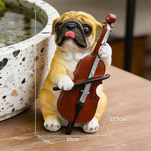 Load image into Gallery viewer, Westie Statue - Westie on Vocals - Musical Shelf Jazz Quartet-A-8