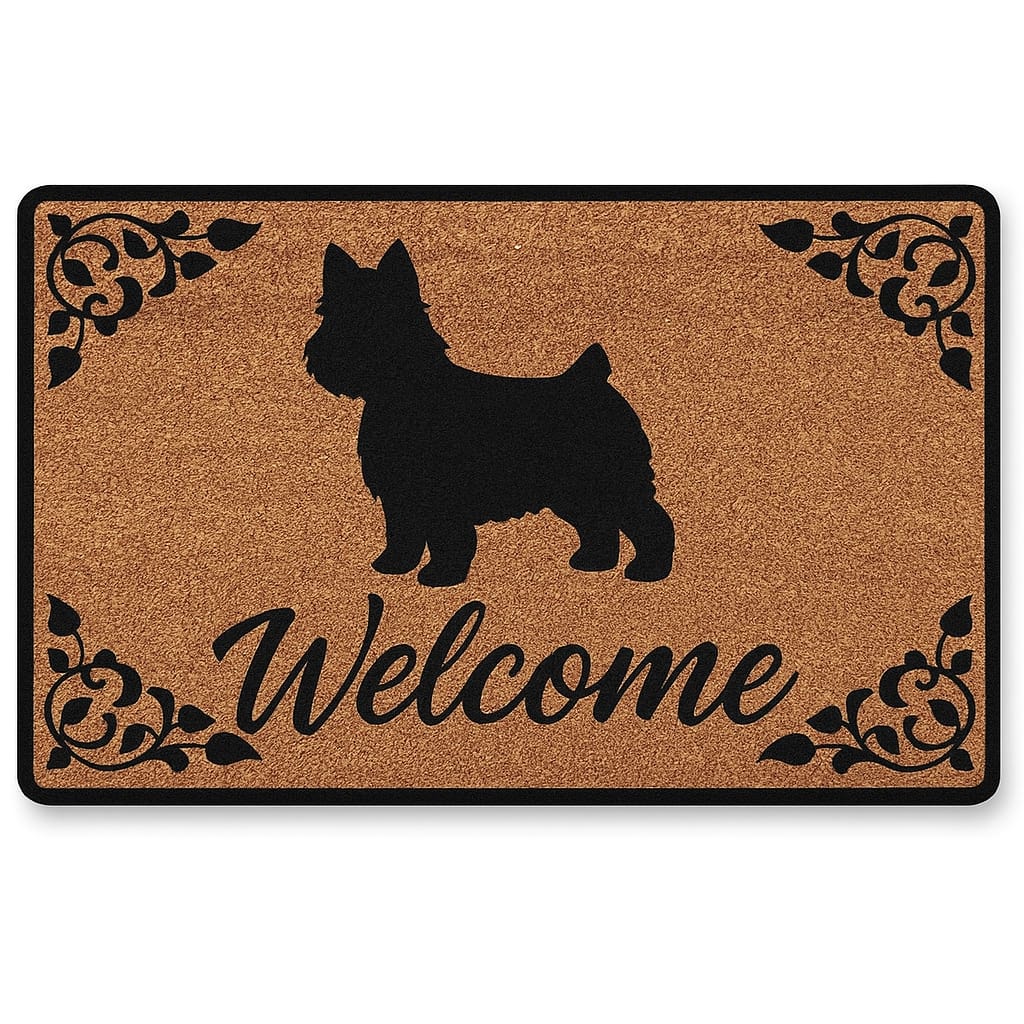 Warm West Highland Terrier Welcome Door Mat-Home Decor-Doormat,Home Decor,West Highland Terrier-1