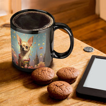 Load image into Gallery viewer, Whimsical Adventure Chihuahua Coffee Mug-ONE SIZE-Black-1
