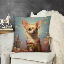Load image into Gallery viewer, Whimsical Adventure Chihuahua Plush Pillow Case-Cushion Cover-Chihuahua, Dog Dad Gifts, Dog Mom Gifts, Home Decor, Pillows-2