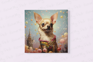 Whimsical Adventure Fawn / Gold Chihuahua Wall Art Poster-Art-Chihuahua, Dog Art, Home Decor, Poster-4