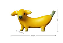 Load image into Gallery viewer, Whimsical Banana Dachshunds Resin Statues - Set of 3-3Pcs Set-3