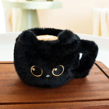 Load image into Gallery viewer, Whimsical Black Cat Plush Toy - Sweet Cattachino Cutie-Stuffed Animals-Black Cat,Cats,Stuffed Animal-9