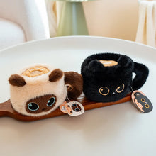Load image into Gallery viewer, Whimsical Calico Cat Plush Toy - Sweet Cattachino Cutie-5