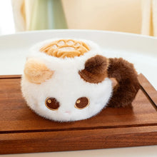 Load image into Gallery viewer, Whimsical Calico Cat Plush Toy - Sweet Cattachino Cutie-C 8cm-1