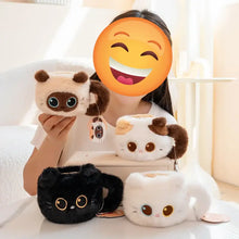 Load image into Gallery viewer, Whimsical White Cat Plush Toy - Sweet Cattachino Cutie-Stuffed Animals-5