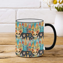 Load image into Gallery viewer, Whimsical Christmas Forest Fawn Chihuahua Coffee Mug-2