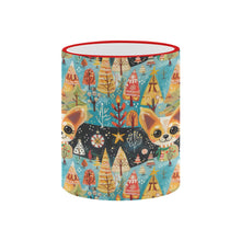 Load image into Gallery viewer, Whimsical Christmas Forest Fawn Chihuahua Coffee Mug-3