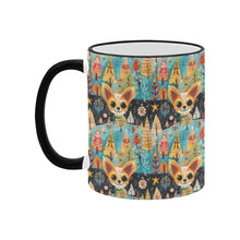 Load image into Gallery viewer, Whimsical Christmas Forest Fawn Chihuahua Coffee Mug-5