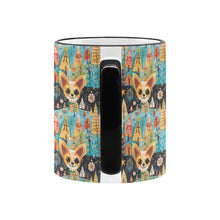 Load image into Gallery viewer, Whimsical Christmas Forest Fawn Chihuahua Coffee Mug-6