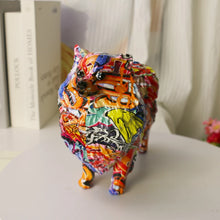 Load image into Gallery viewer, Whimsical Creative Graffiti Pomeranian Statue-3