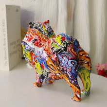 Load image into Gallery viewer, Whimsical Creative Graffiti Pomeranian Statue-4