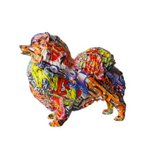 Load image into Gallery viewer, Whimsical Creative Graffiti Pomeranian Statue-RA-United States-6
