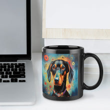 Load image into Gallery viewer, Whimsical Dachshund in Cosmic Colors Coffee Mug-6