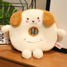 Load image into Gallery viewer, Whimsical Doughnut Pit Bull Plush Toys-Pit Bull-Brown White Pit Bull-One Size-3