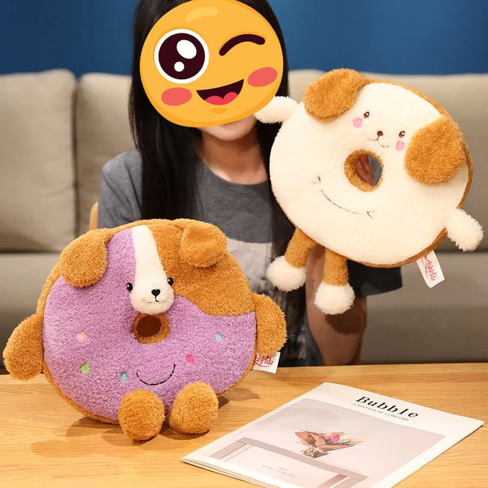 Whimsical Doughnut Pit Bull Plush Toys-Pit Bull-1