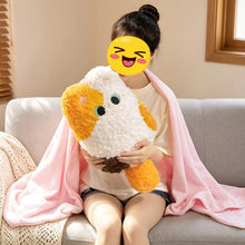 Load image into Gallery viewer, Whimsical Ice Cream Brown Cat Throw Pillow - optional with Throw Blanket-Home Decor-Cats,Home Decor,Pillows,Stuffed Animal-9