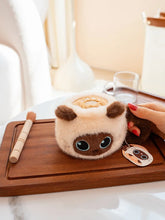 Load image into Gallery viewer, Whimsical Siamese Cat Plush Toy - Sweet Cattachino Cutie-14