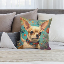 Load image into Gallery viewer, Whimsical Wonders Chihuahua Plush Pillow Case-Cushion Cover-Chihuahua, Dog Dad Gifts, Dog Mom Gifts, Home Decor, Pillows-2