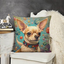 Load image into Gallery viewer, Whimsical Wonders Chihuahua Plush Pillow Case-Cushion Cover-Chihuahua, Dog Dad Gifts, Dog Mom Gifts, Home Decor, Pillows-3