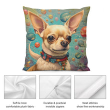Load image into Gallery viewer, Whimsical Wonders Chihuahua Plush Pillow Case-Cushion Cover-Chihuahua, Dog Dad Gifts, Dog Mom Gifts, Home Decor, Pillows-5