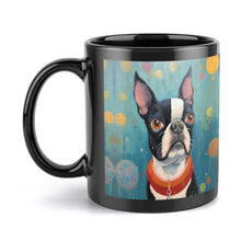 Load image into Gallery viewer, Whimsical World Boston Terrier Coffee Mug-2