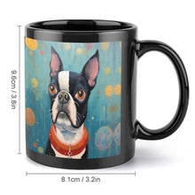 Load image into Gallery viewer, Whimsical World Boston Terrier Coffee Mug-5