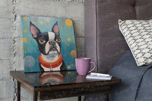 Whimsical World Boston Terrier Wall Art Poster-Art-Boston Terrier, Dog Art, Home Decor, Poster-2