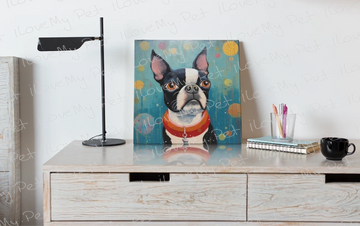 Whimsical World Boston Terrier Wall Art Poster-Art-Boston Terrier, Dog Art, Home Decor, Poster-4