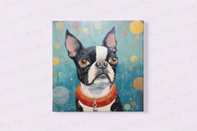 Load image into Gallery viewer, Whimsical World Boston Terrier Wall Art Poster-Art-Boston Terrier, Dog Art, Home Decor, Poster-5