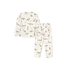 Load image into Gallery viewer, Whippet Pajamas for Women - XL Available - I Love Brindle and White Whippets-Pajamas-Apparel,Dog Mom Gifts,Pajamas,Whippet-12